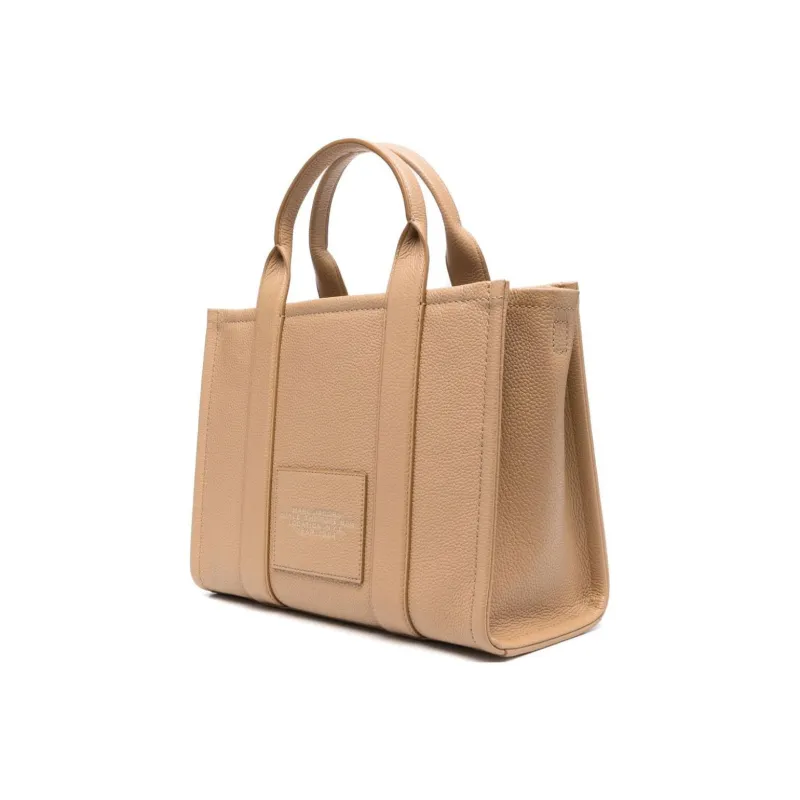 MARC JACOBS The Leather Medium Tote Bag Camel-1