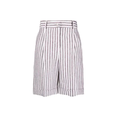 Kiton Vertical-stripe Knee-length Shorts