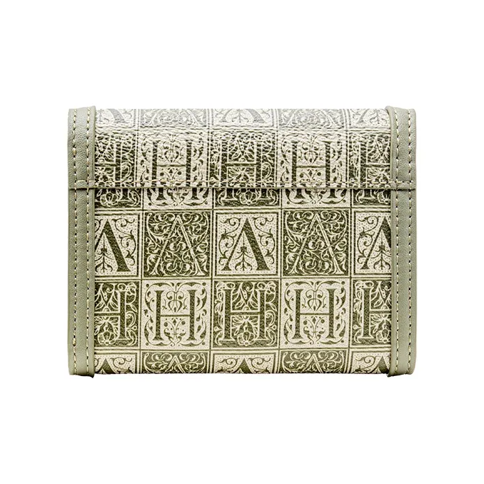 VANESSA HOGAN Monogram Artificial Leather Coin Purse Clutch Card Holder Wallet Small Size Women's Multicolor-3