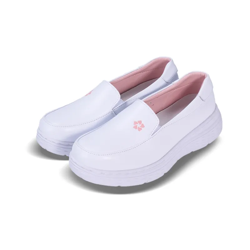 Cherry Blossoms Loafers Women's White-2