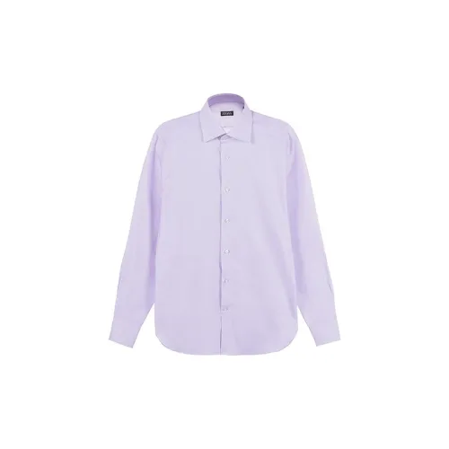 Ermenegildo Zegna Shirts Men Light Purple