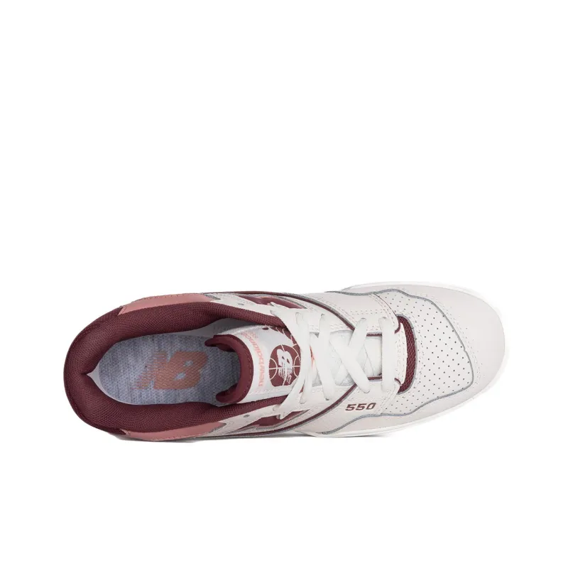 New Balance 550 Washed Burgundy Women's-2