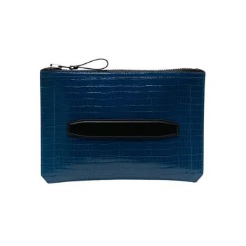 TOM FORD Calfskin Clutch Men's Blue
