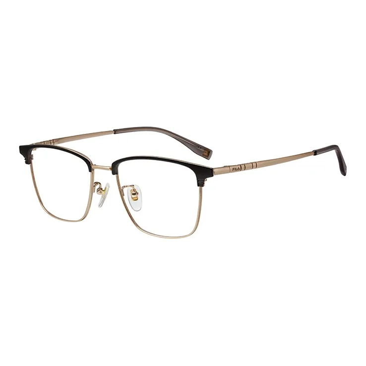 FILA Titanium Browline Eyeglass Frames Unisex-1