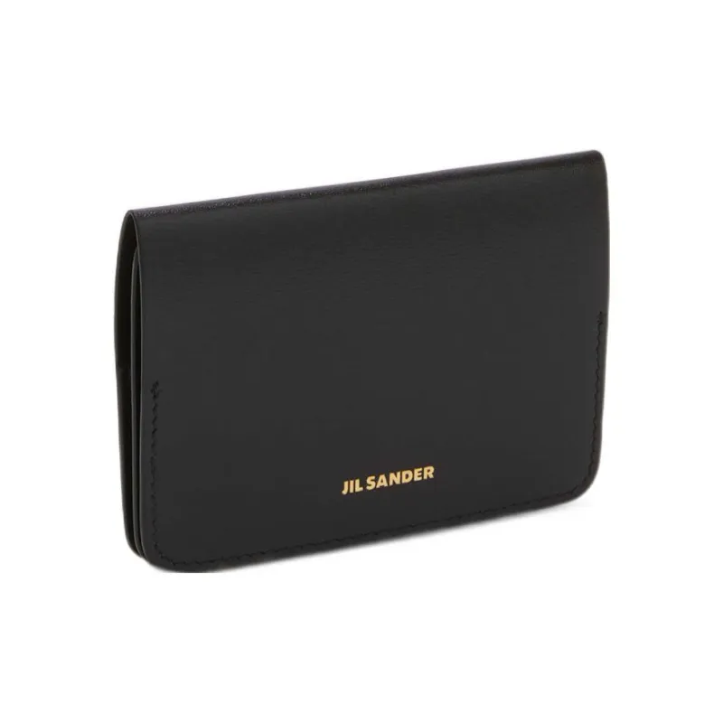 JIL SANDER Logo Printed Bi Fold Wallet-1