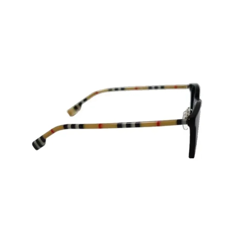 Burberry Acetate Irregular Shape Sunglasses Women's Black-2