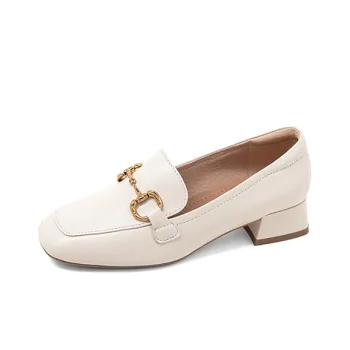 COMELY Loafers Women's Low Top Ecru/Apricot/Black