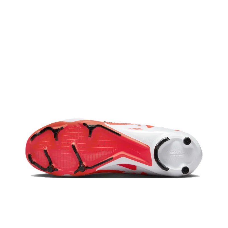 Nike Zoom Vapor 15 Academy FG/MG 'White Black Crimson'-5