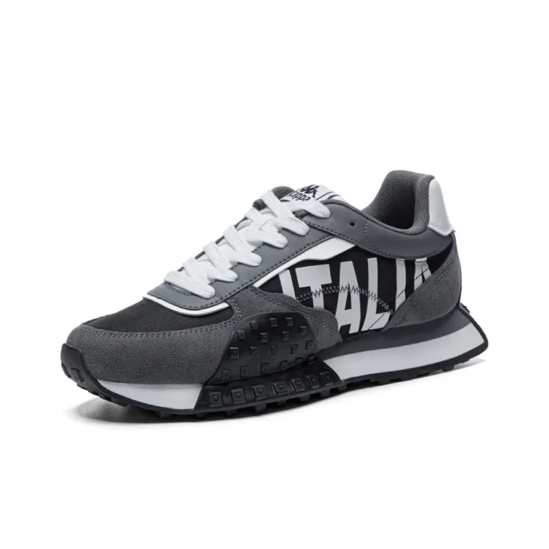 Kappa Low Top Running Shoes Unisex Gray Black-2