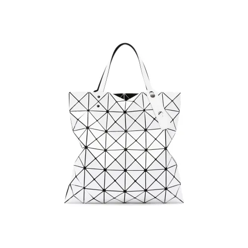 ISSEY MIYAKE Polyvinyl Chloride Resin Tote Bag Shopping Bag One Shoulder Handbag Large Size Women's White