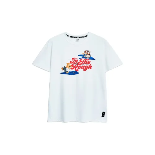 PUMA Golf X Hoops T-Shirts Men White