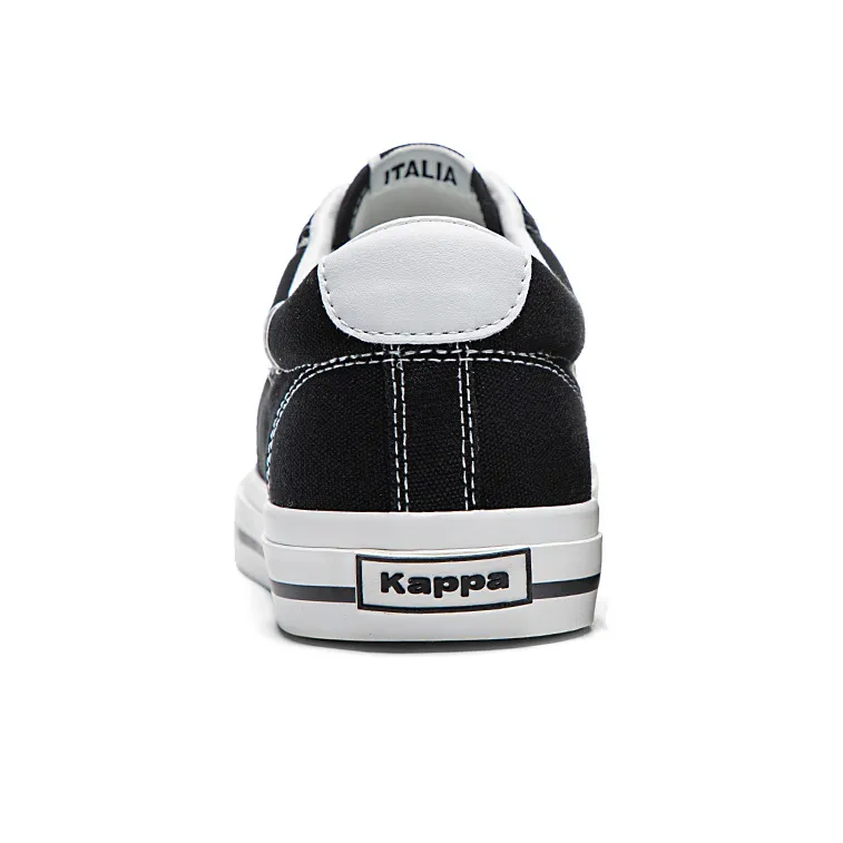 Kappa Slip Resistant, Abrasion Resistant, Lightweight, Breathable Coverage Low Top Canvas Shoes Unisex Agate Black-4