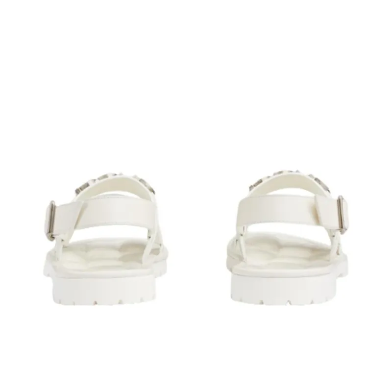 GUCCI Logo Sandal 'White'-3