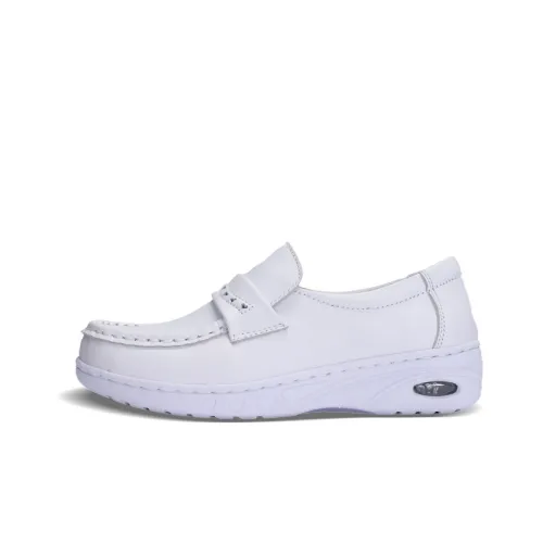 Cherry blossoms Loafers Women's Low-Top White