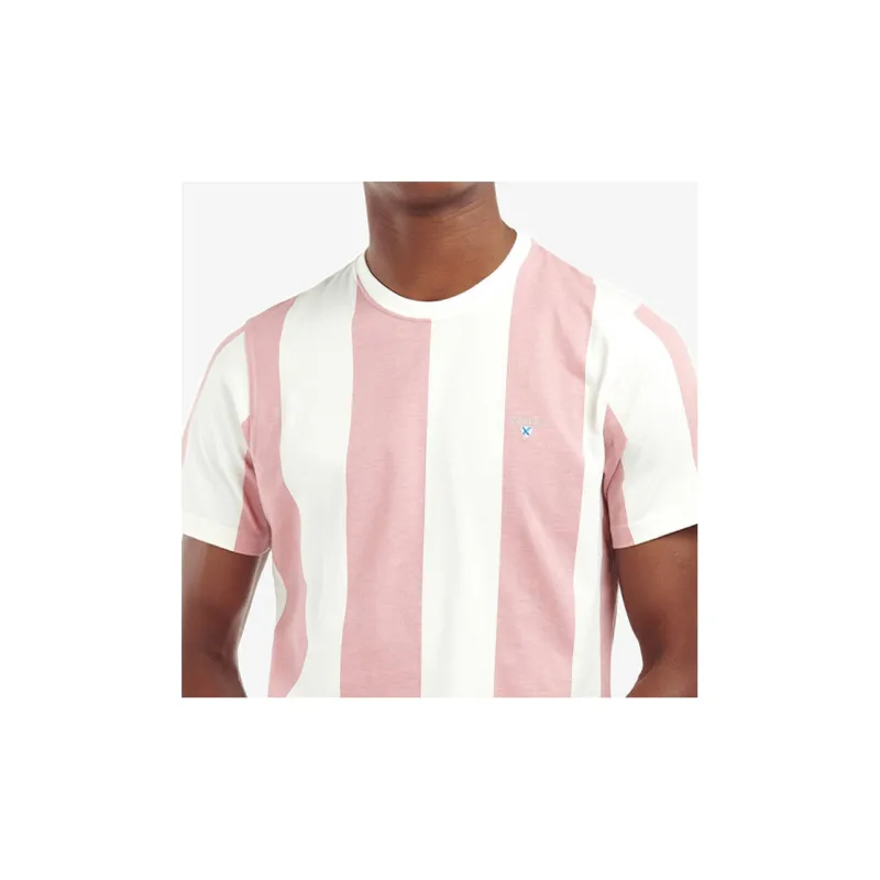 BARBOUR T-Shirts Men Pink-1