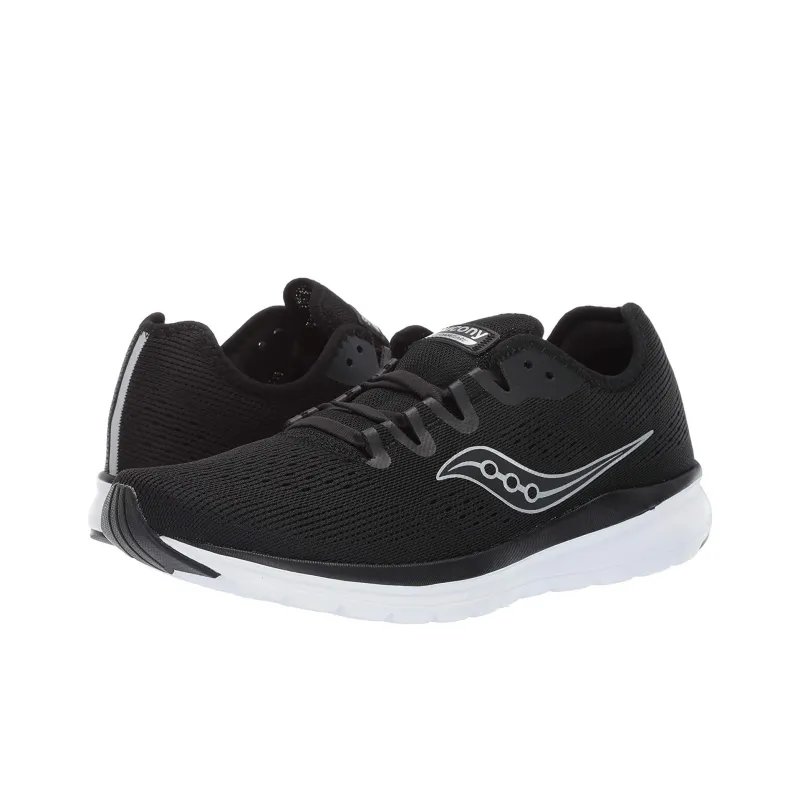Saucony Anti Slip Wear Resistant Low Top Running Shoes Women's Black-1