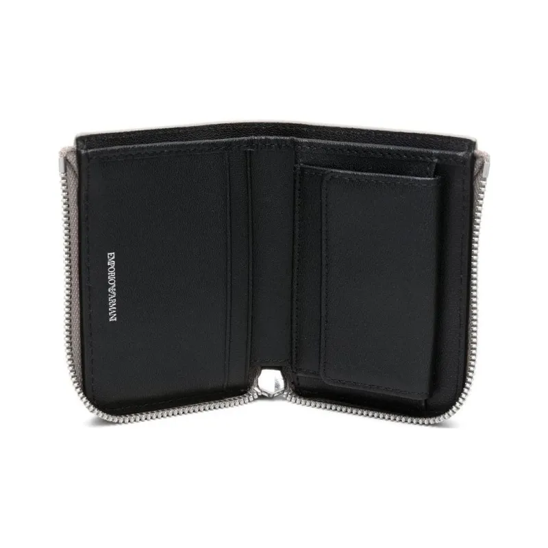EMPORIO ARMANI Artificial Leather Coin Purses Wallets Women's Light Gray-2