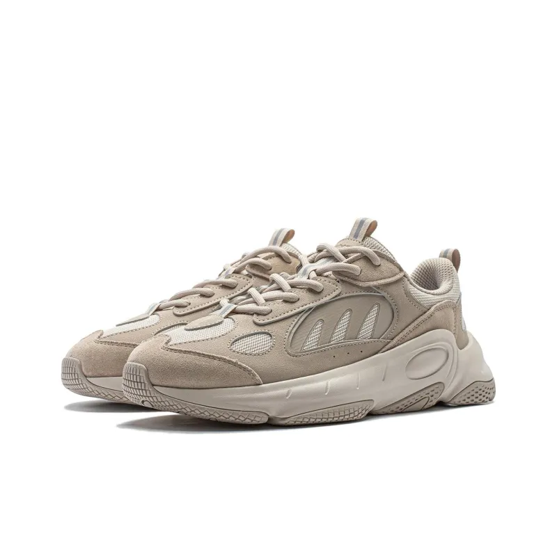 LiNing Wing Wind Abrasion Resistant Low Top Casual Shoes Men's Gray-3