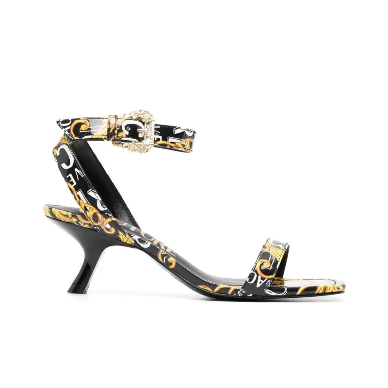 VERSACE JEANS Fiona Strap Sandals Women's Black-1