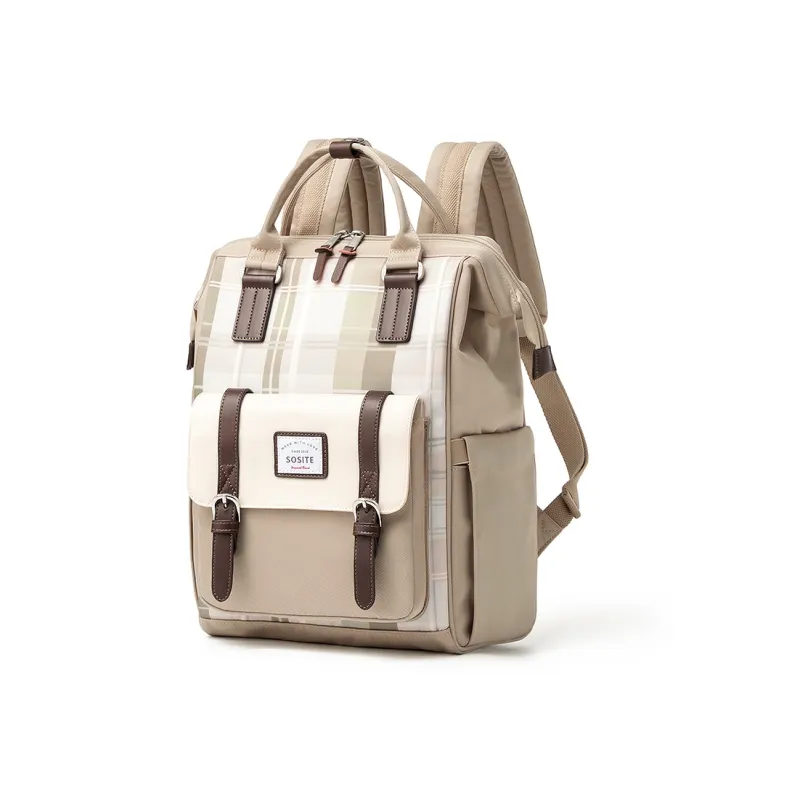 SOSITE Water repellent Nylon Laptop Bag Backpack Tubas Women's Multicolor-1