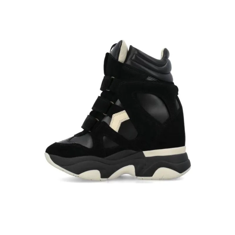 ISABEL MARANT Balskee High-top Leather Sneakers-0