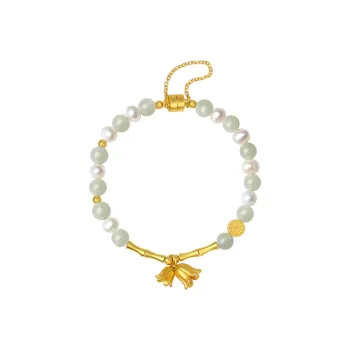 U＇VE Hetian Jade Bracelets Women's White Jade