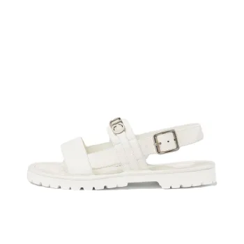 GUCCI Logo Sandals White