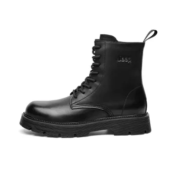 Jeep Martin Boots Men Black/Gray