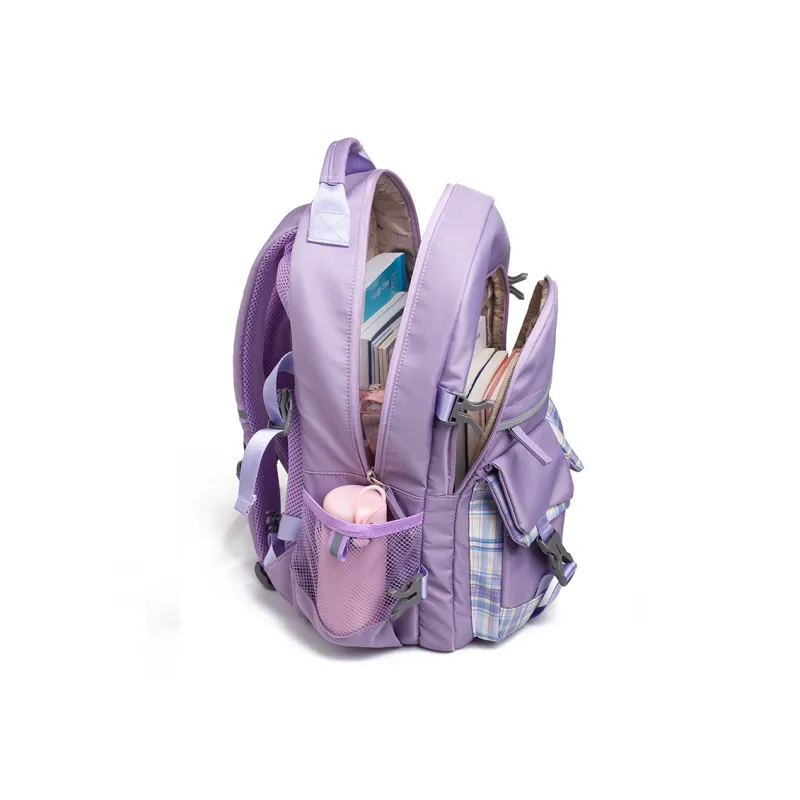 COWBONE Nylon Backpack Regular Unisex Starry Purple/Starry Grey/Girlish Heart Pink-4