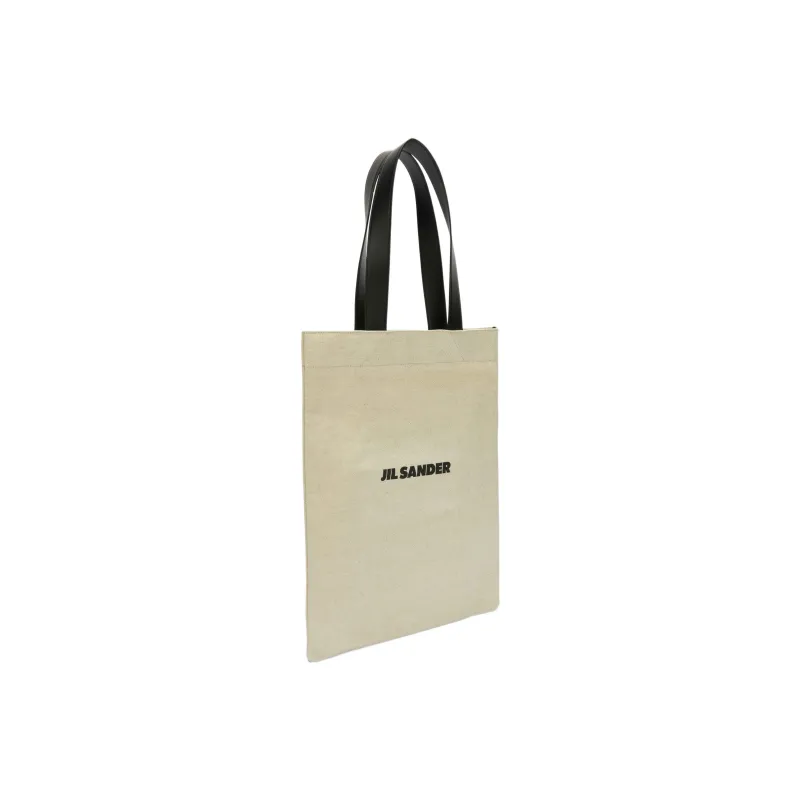 JIL SANDER Logo Printed Large Tote Bag-1