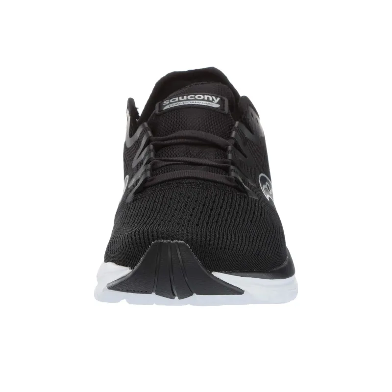 Saucony Anti Slip Wear Resistant Low Top Running Shoes Women's Black-3