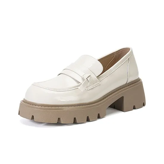 LESELE Loafers Women's Low Top Black/Ecru-3