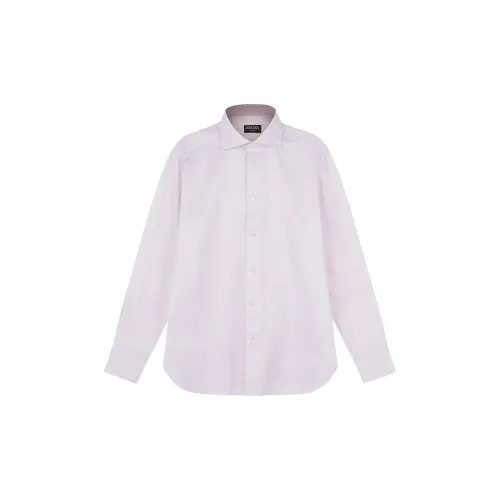 Ermenegildo Zegna Shirts Men Light Pink