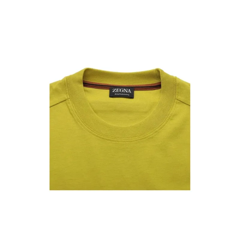 Ermenegildo Zegna T Shirts Men Yellow-3