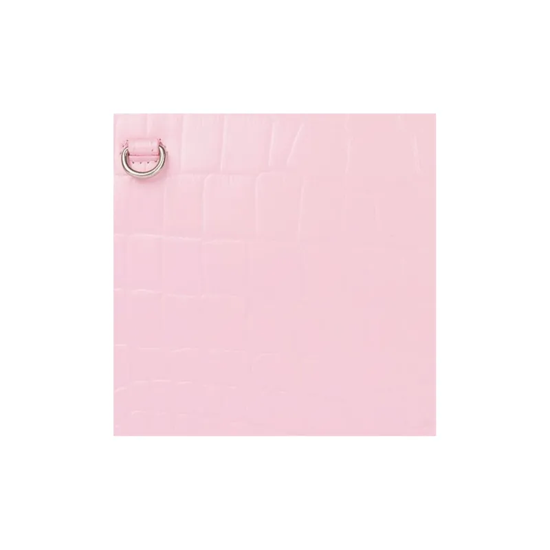 Balenciaga Neo Classic Cow Leather Clutch Women's Pink-4