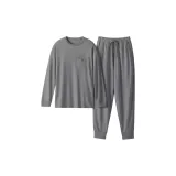 [Men's Crew Neck]Gray
