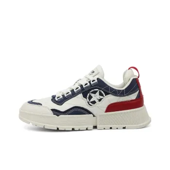 JEEP SPIRIT Skateboard Shoes Men Low Top Light Sandy/Interstellar Blue