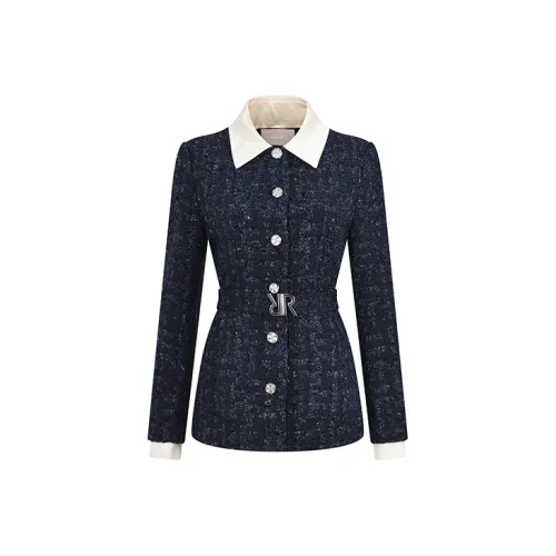 RARE Jackets Women's Navy Blue