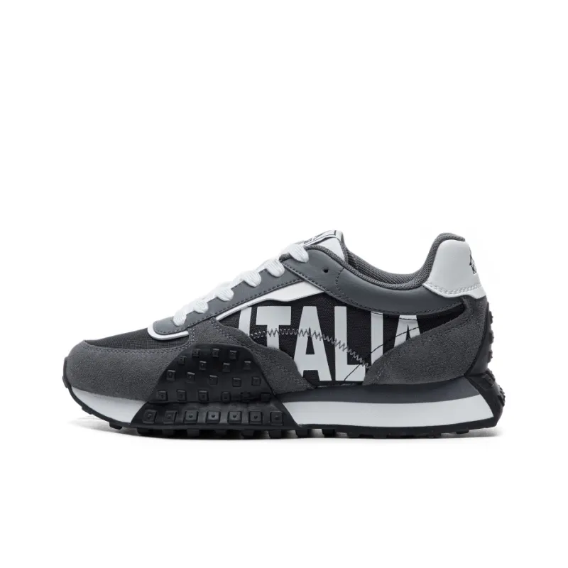 Kappa Low Top Running Shoes Unisex Gray Black-0