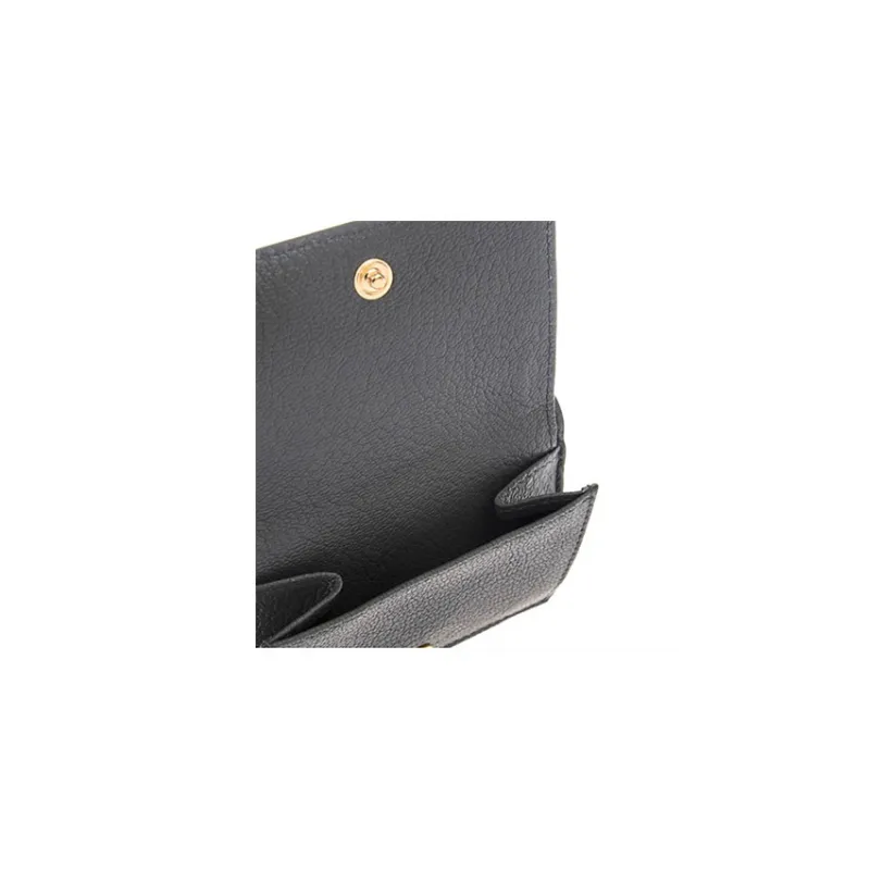 Balenciaga Cow Leather Wallets Coin Purses Women's Gray-4
