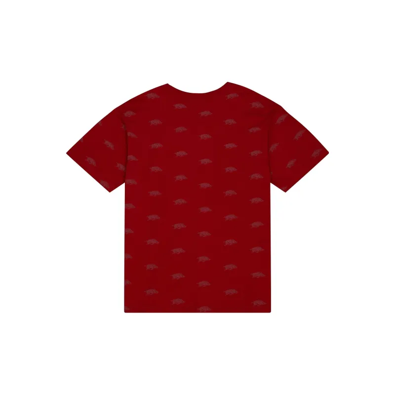 Mitchell Ness T Shirts Men Red-1