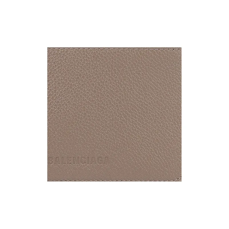 Balenciaga ESSENTIAL Cow Leather Wallets Coin Purses Regular Women's Dark Beige-3