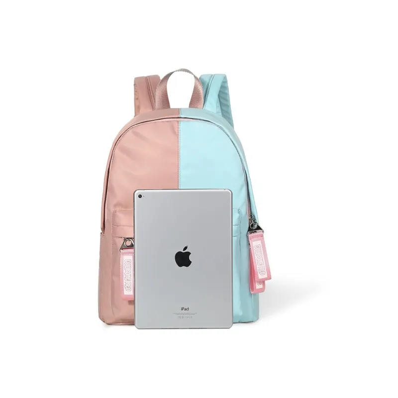 COWBONE Nylon Backpacks Regular Women's Pink Blue/Black Rose Red-3