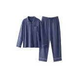 [Men's Lapel]Blue