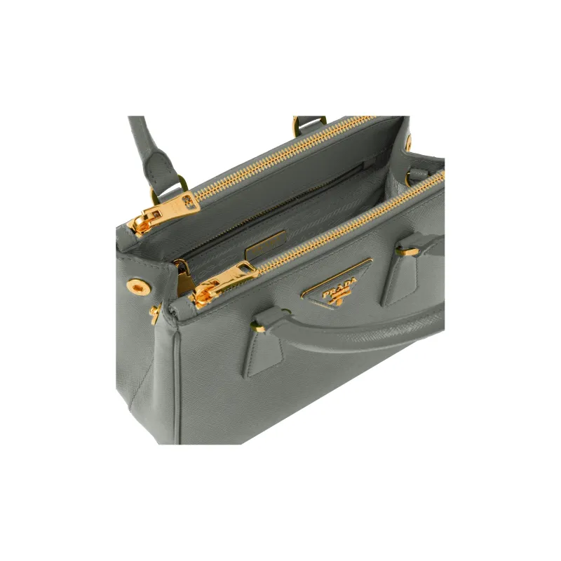 PRADA Galleria Killer Bag Leather Shoulder Bag Crossbody Bag Handbag Mini Women's Slate Gray-3