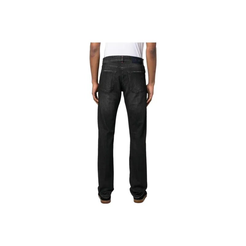 KITON Mid-rise Straight-leg Jeans-1