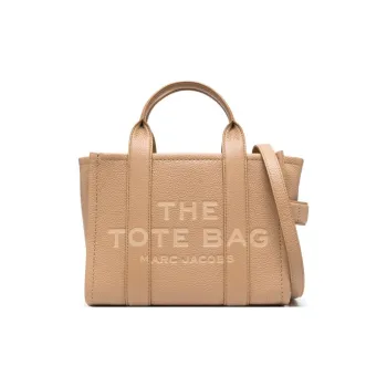 MARC JACOBS The Leather Small Tote Bag Camel