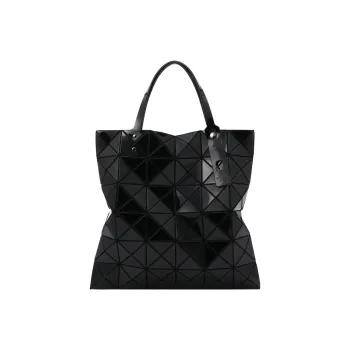 ISSEY MIYAKE Lucent Polyvinyl Chloride Resin Tote Bag, Shopping Bag, Shoulder Bag, Handbag Tubas Women's Black