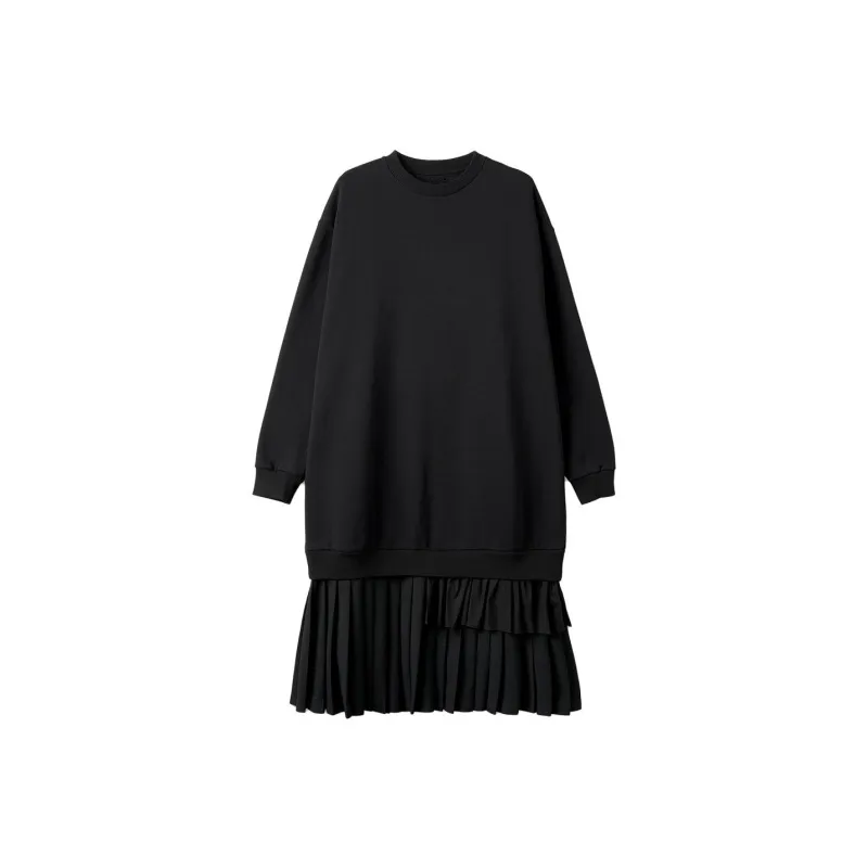 MM6 Maison Margiela Long Sleeved Dresses Women's Black-1