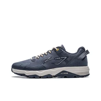 LiNing Gundam Slip Resistant Low Top Running Shoes Men's Black Gray